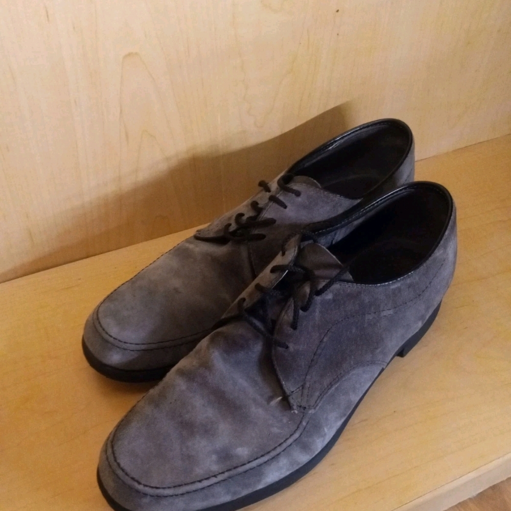Men's Gray Suede Shoes